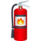 Fire Extinguisher emoji on Emojione